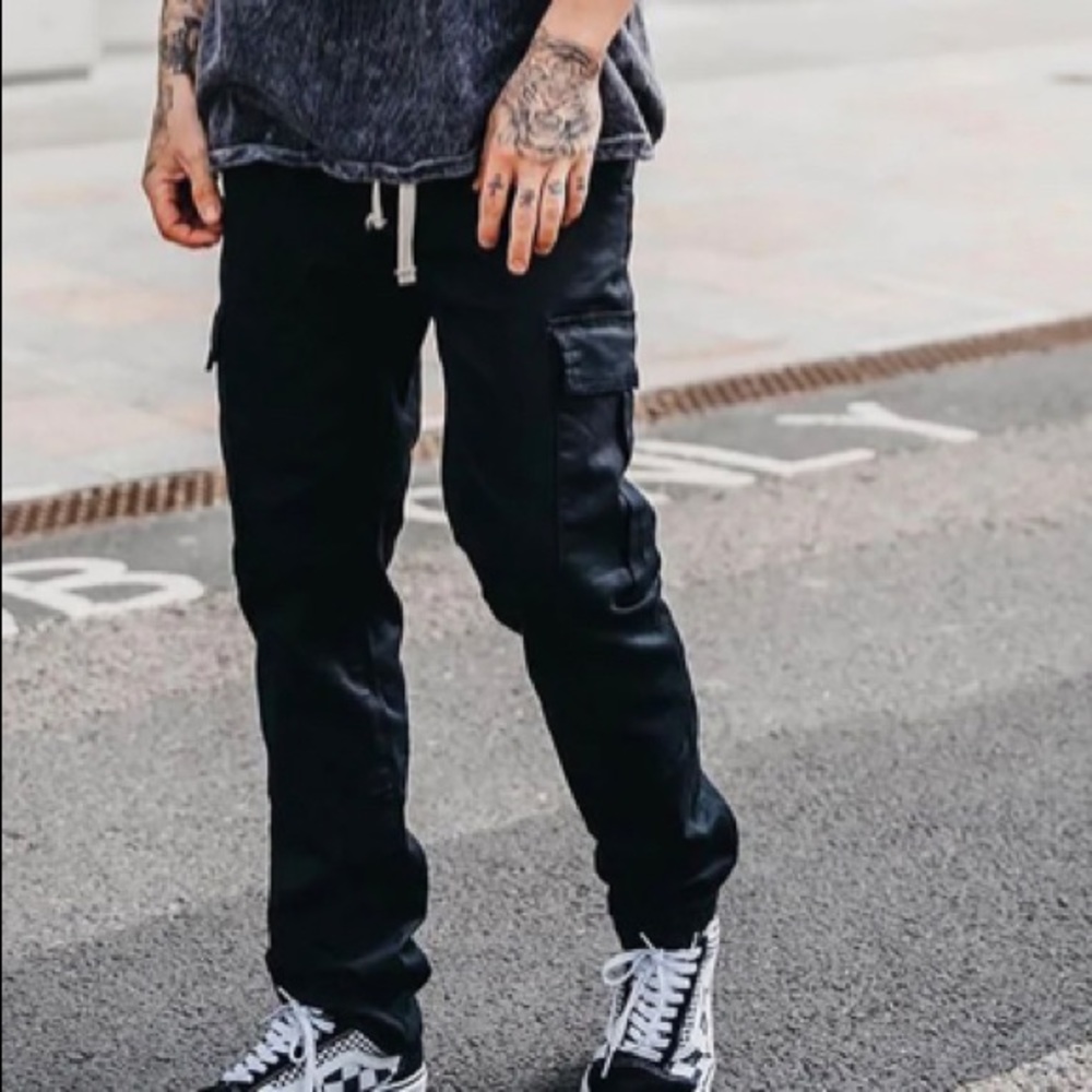 Kyle Cargo Pants - Black
